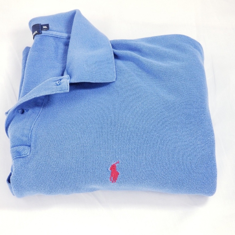 Polo Ralph Lauren Polo Shirt Light Blue Size XL
